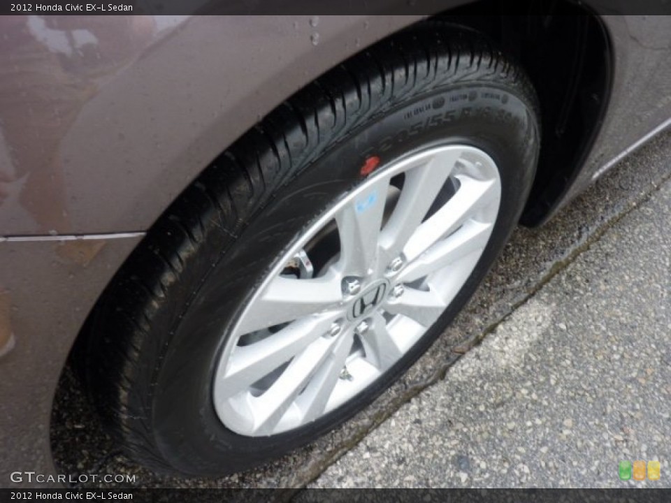 2012 Honda Civic EX-L Sedan Wheel and Tire Photo #52899771
