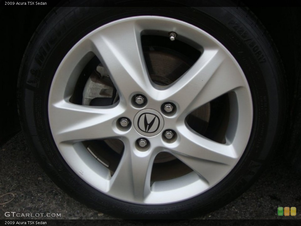 2009 Acura TSX Sedan Wheel and Tire Photo #52902051
