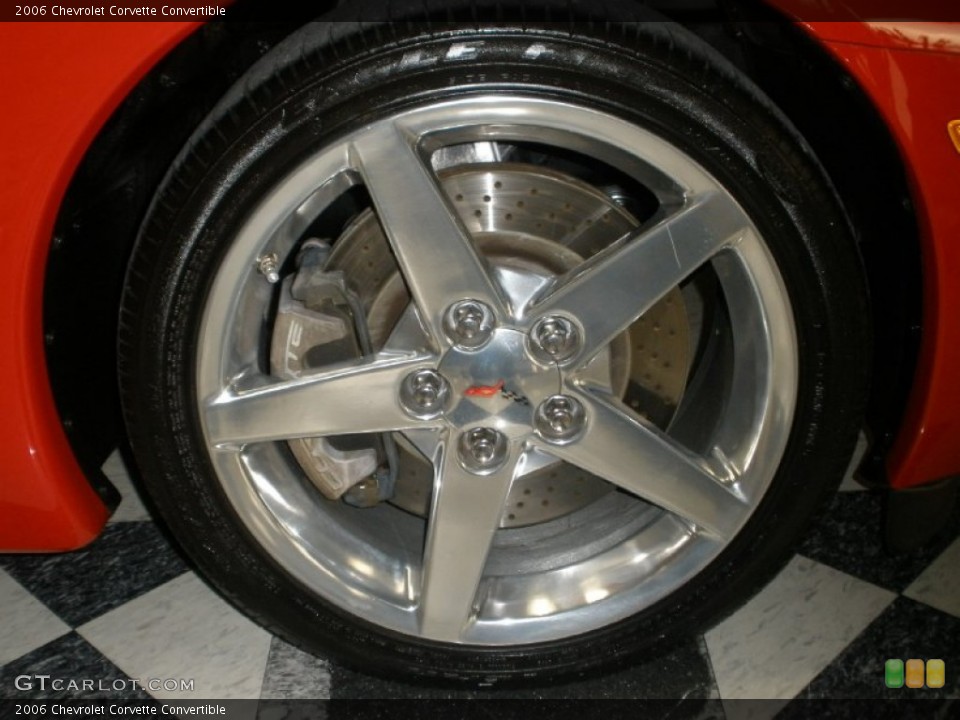 2006 Chevrolet Corvette Convertible Wheel and Tire Photo #52904859