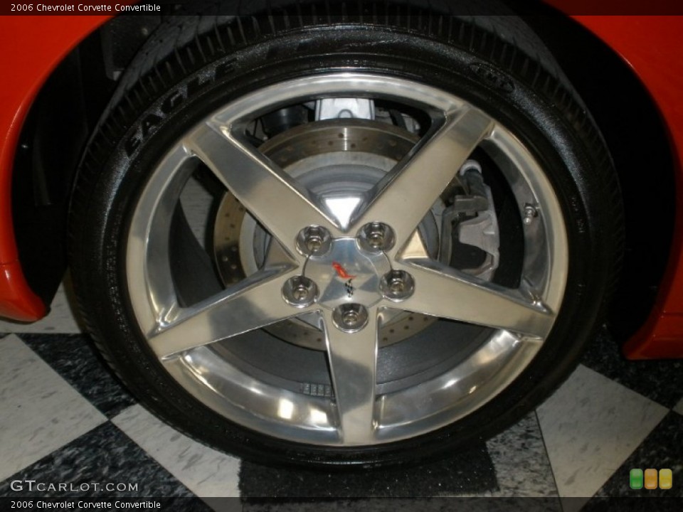 2006 Chevrolet Corvette Convertible Wheel and Tire Photo #52904874