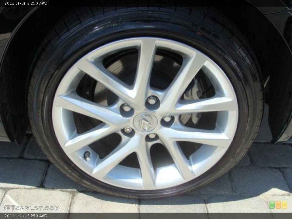 2011 Lexus IS 250 AWD Wheel and Tire Photo #52907334