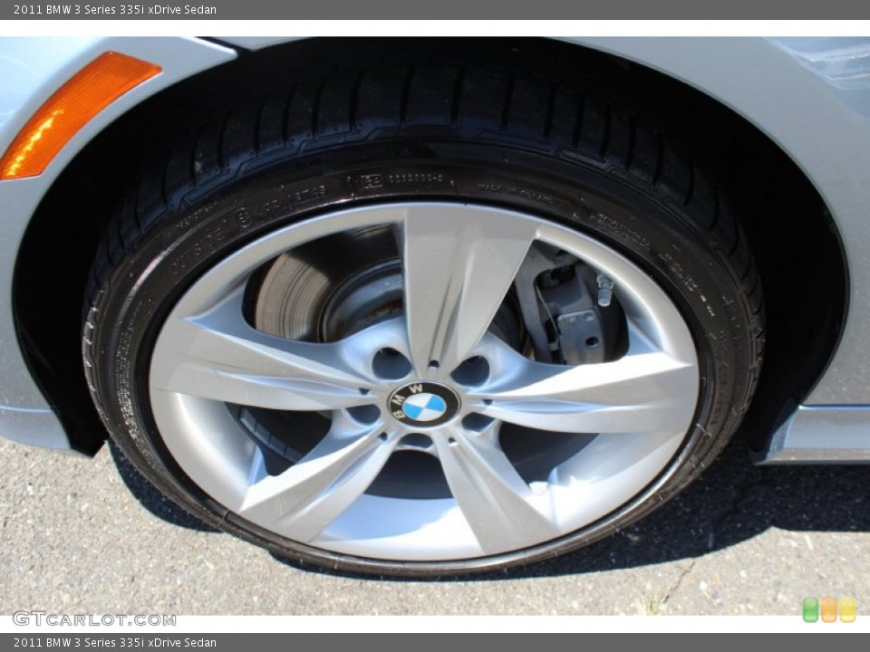 2011 BMW 3 Series 335i xDrive Sedan Wheel and Tire Photo #52909740