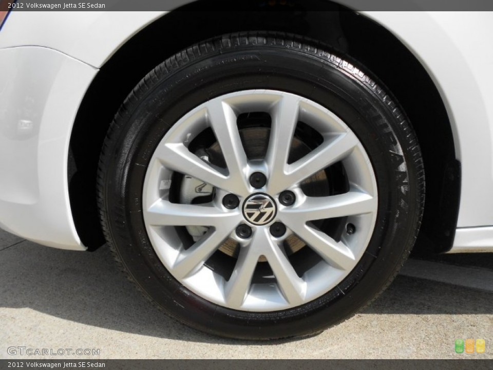 2012 Volkswagen Jetta SE Sedan Wheel and Tire Photo #52913763