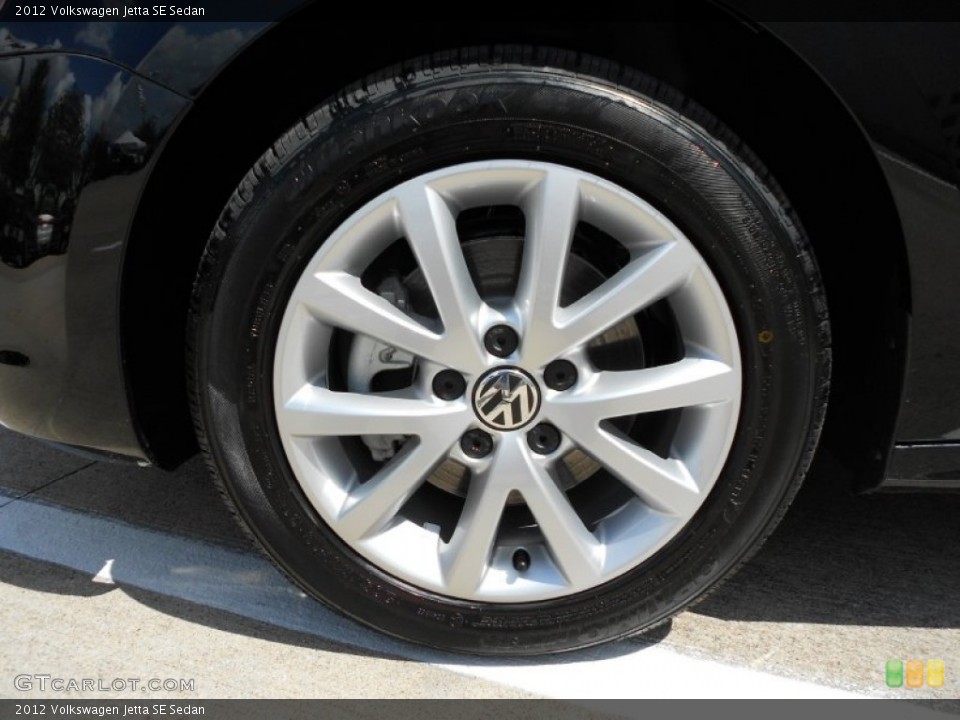 2012 Volkswagen Jetta SE Sedan Wheel and Tire Photo #52914117