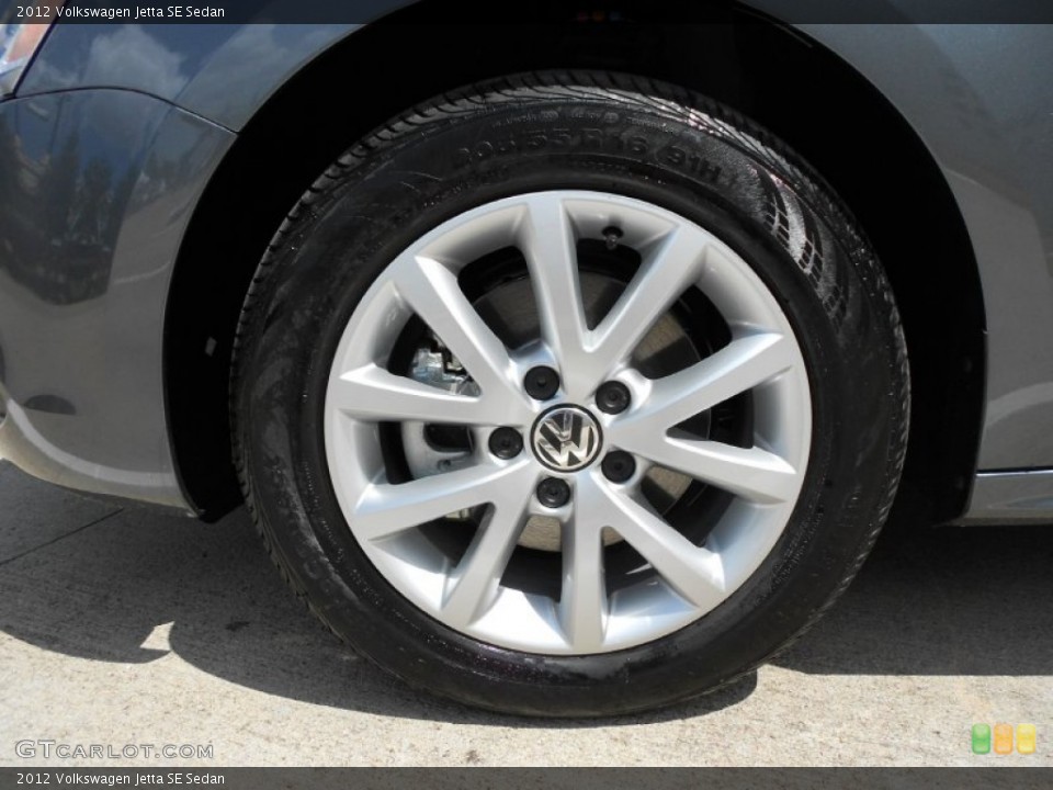 2012 Volkswagen Jetta SE Sedan Wheel and Tire Photo #52914795