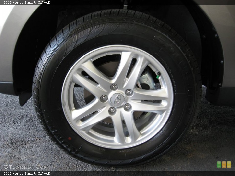 2012 Hyundai Santa Fe GLS AWD Wheel and Tire Photo #52922730