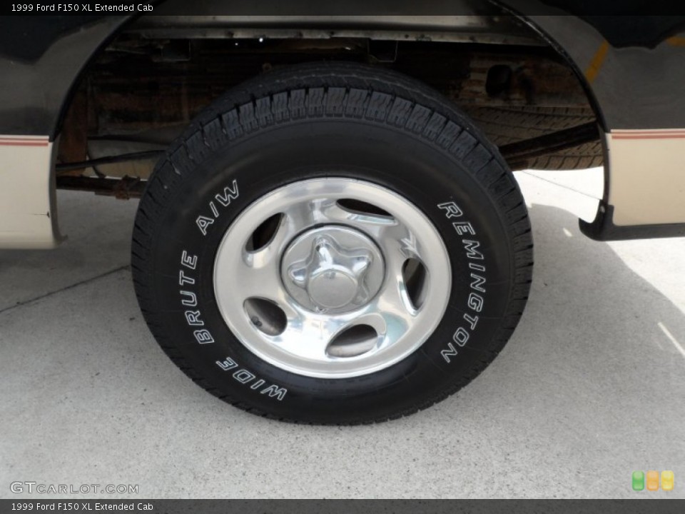1999 Ford F150 XL Extended Cab Wheel and Tire Photo #52925623