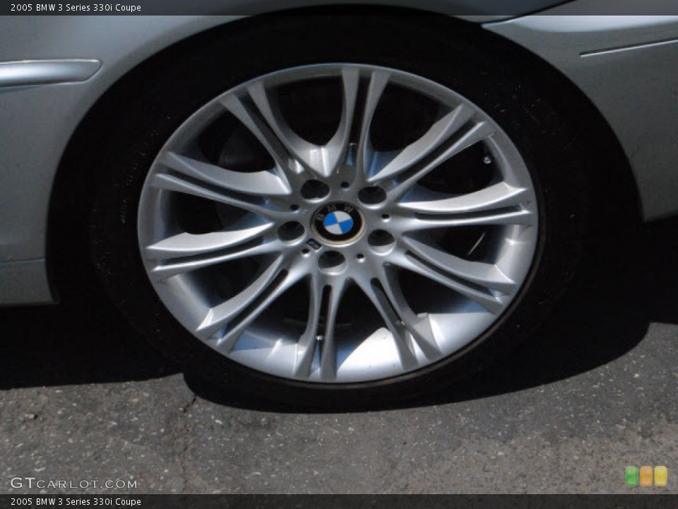 2005 BMW 3 Series 330i Coupe Wheel and Tire Photo #52929390