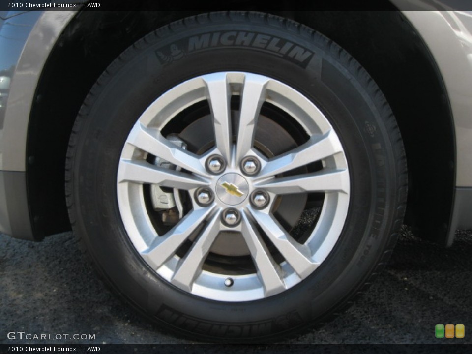 2010 Chevrolet Equinox LT AWD Wheel and Tire Photo #52941570