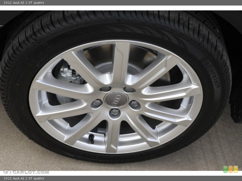 2012 Audi A3 2.0T quattro Wheel and Tire Photo #52946964