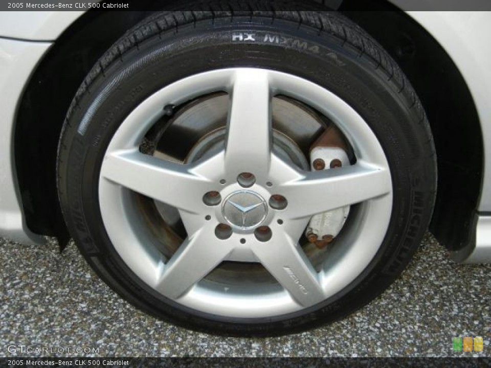 2005 Mercedes-Benz CLK 500 Cabriolet Wheel and Tire Photo #52947795