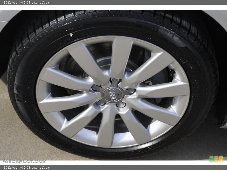 2012 Audi A4 2.0T quattro Sedan Wheel and Tire Photo #52949457