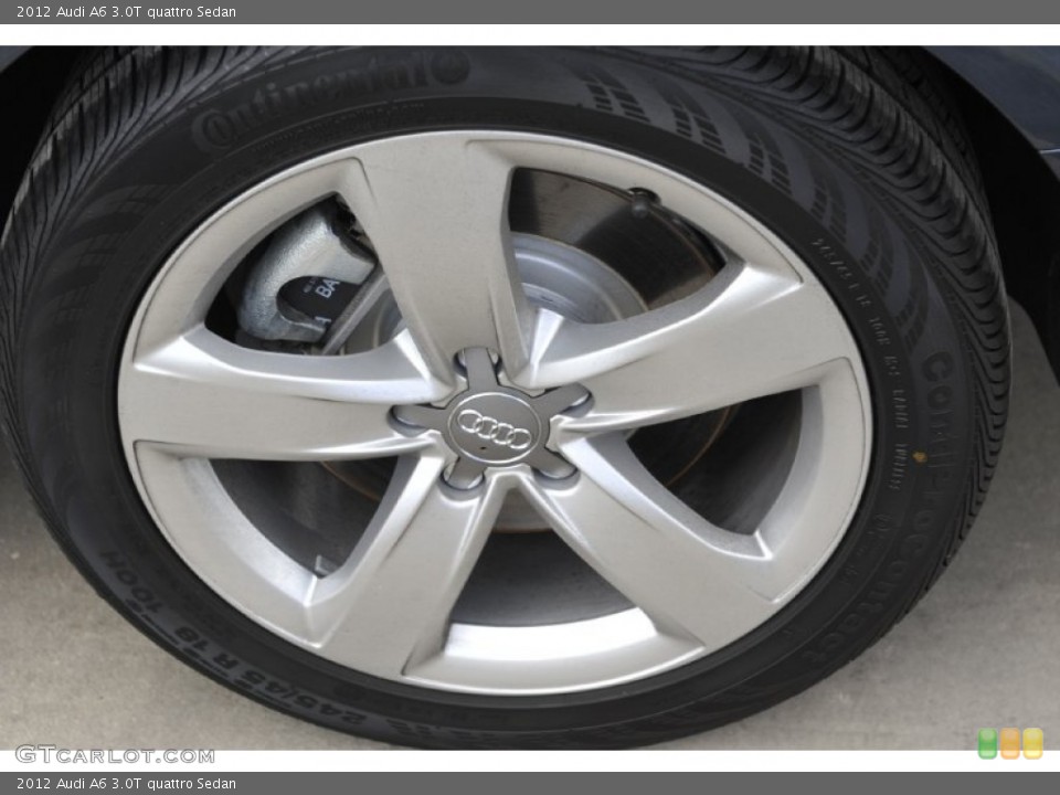 2012 Audi A6 3.0T quattro Sedan Wheel and Tire Photo #52950327