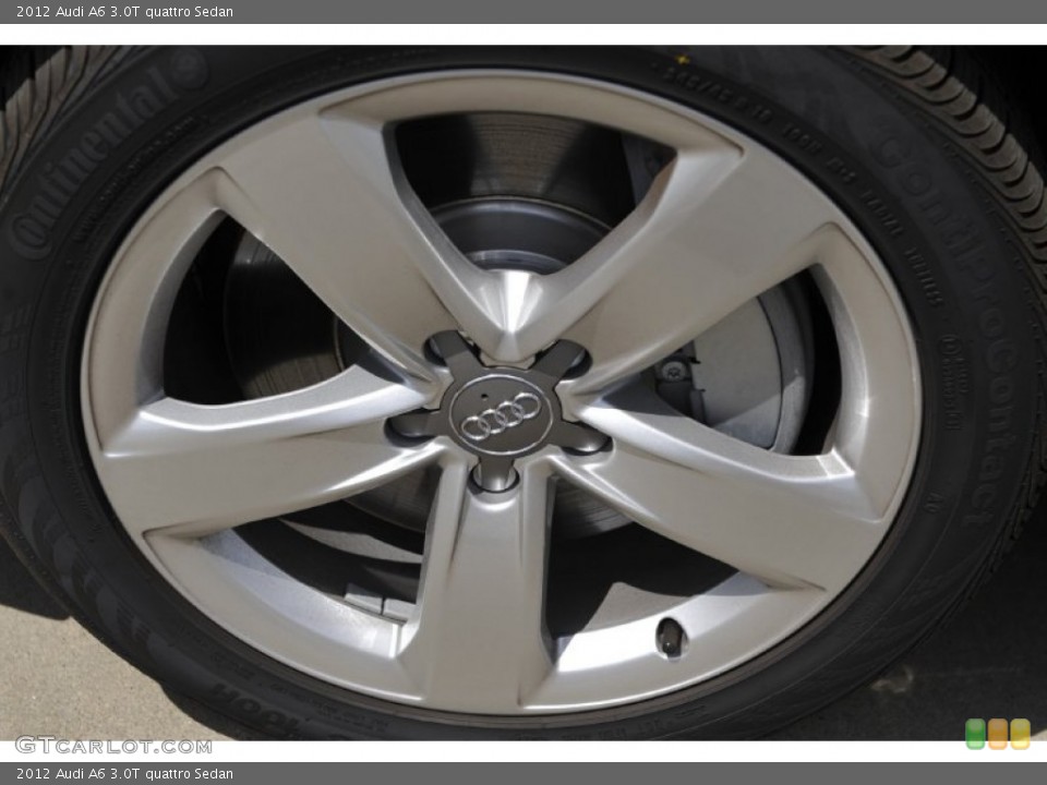 2012 Audi A6 3.0T quattro Sedan Wheel and Tire Photo #52950858