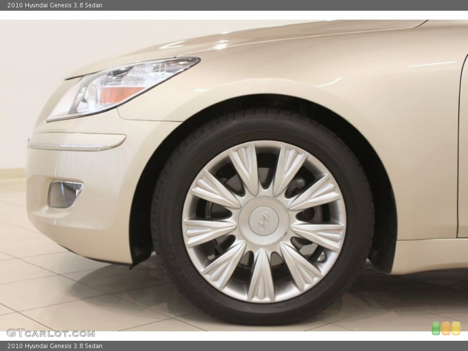 2010 Hyundai Genesis 3.8 Sedan Wheel and Tire Photo #52953069