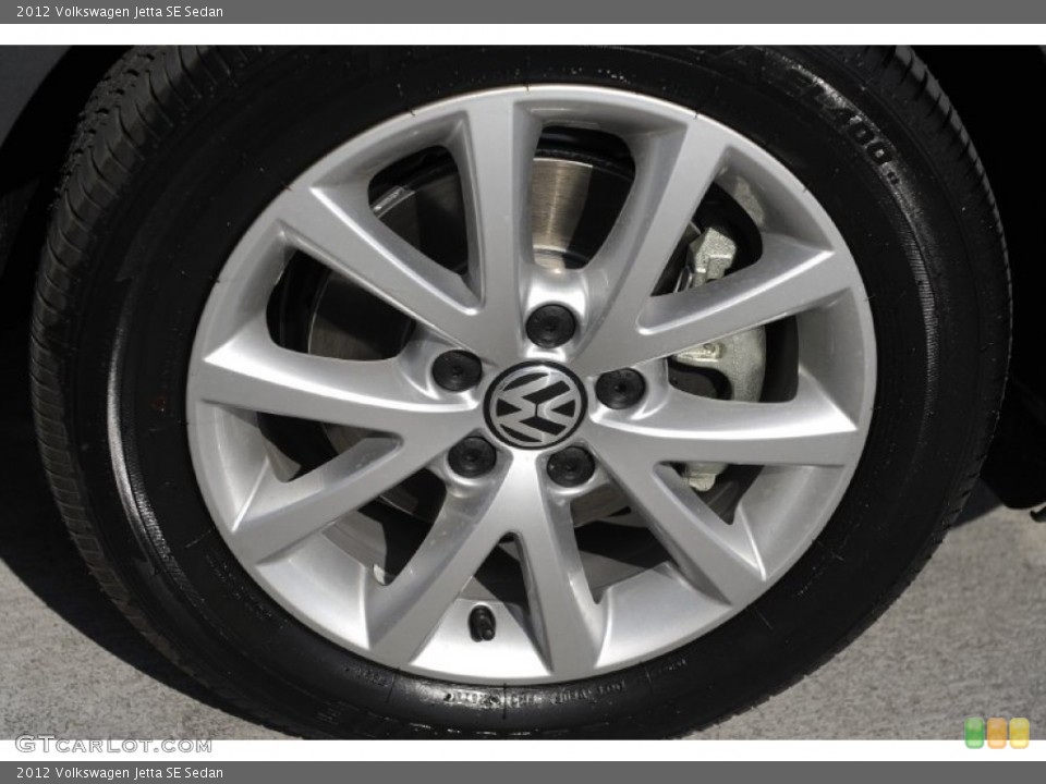 2012 Volkswagen Jetta SE Sedan Wheel and Tire Photo #52953453