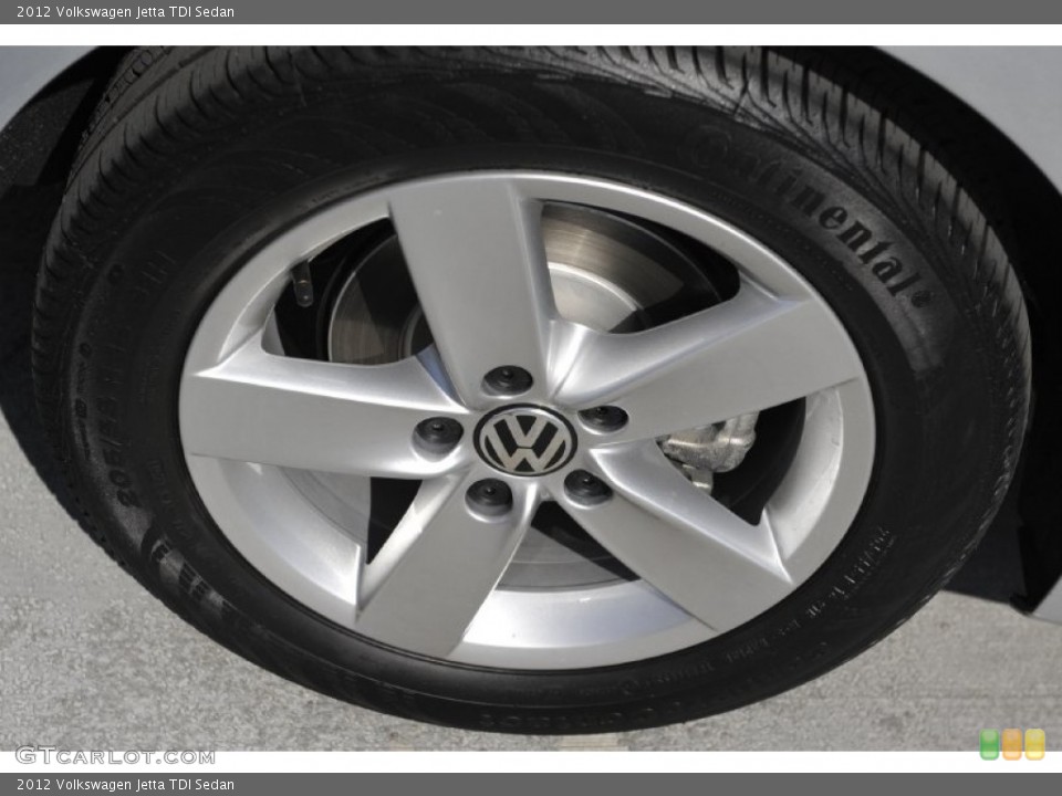 2012 Volkswagen Jetta TDI Sedan Wheel and Tire Photo #52953894
