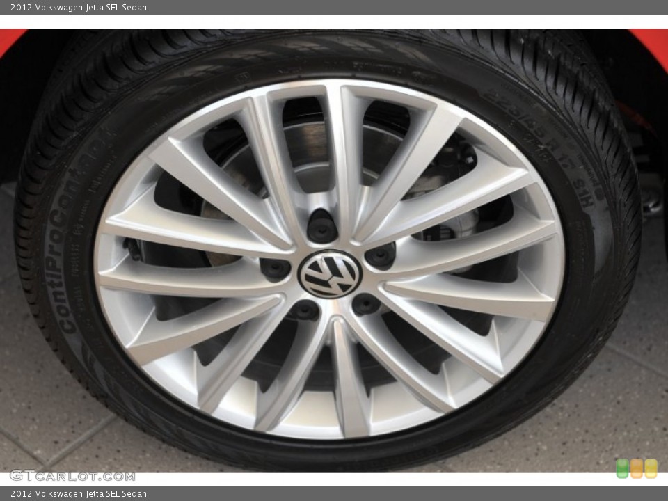 2012 Volkswagen Jetta SEL Sedan Wheel and Tire Photo #52965378