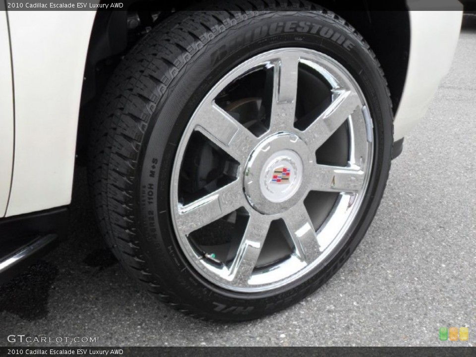 2010 Cadillac Escalade ESV Luxury AWD Wheel and Tire Photo #52966767