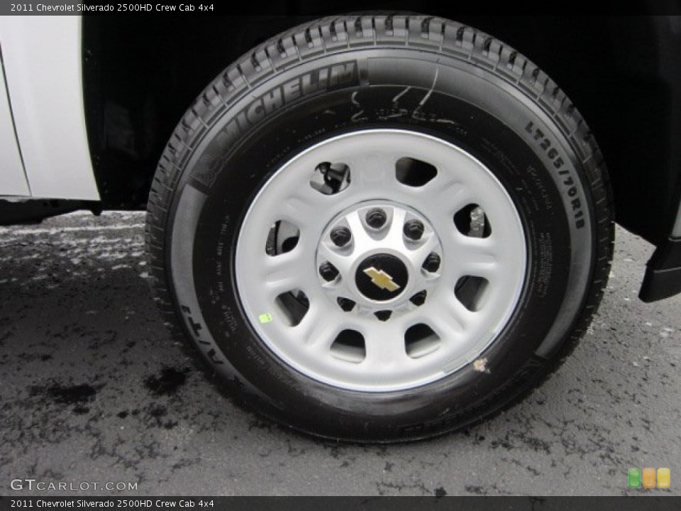 2011 Chevrolet Silverado 2500HD Crew Cab 4x4 Wheel and Tire Photo #52969297