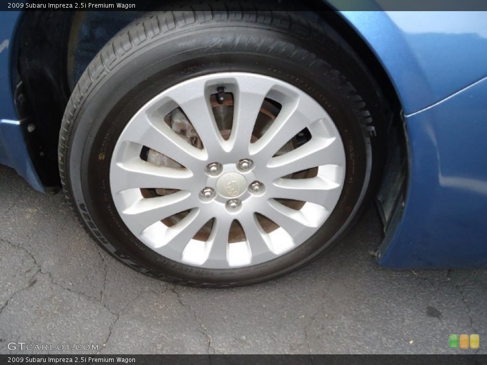 2009 Subaru Impreza 2.5i Premium Wagon Wheel and Tire Photo #52973548