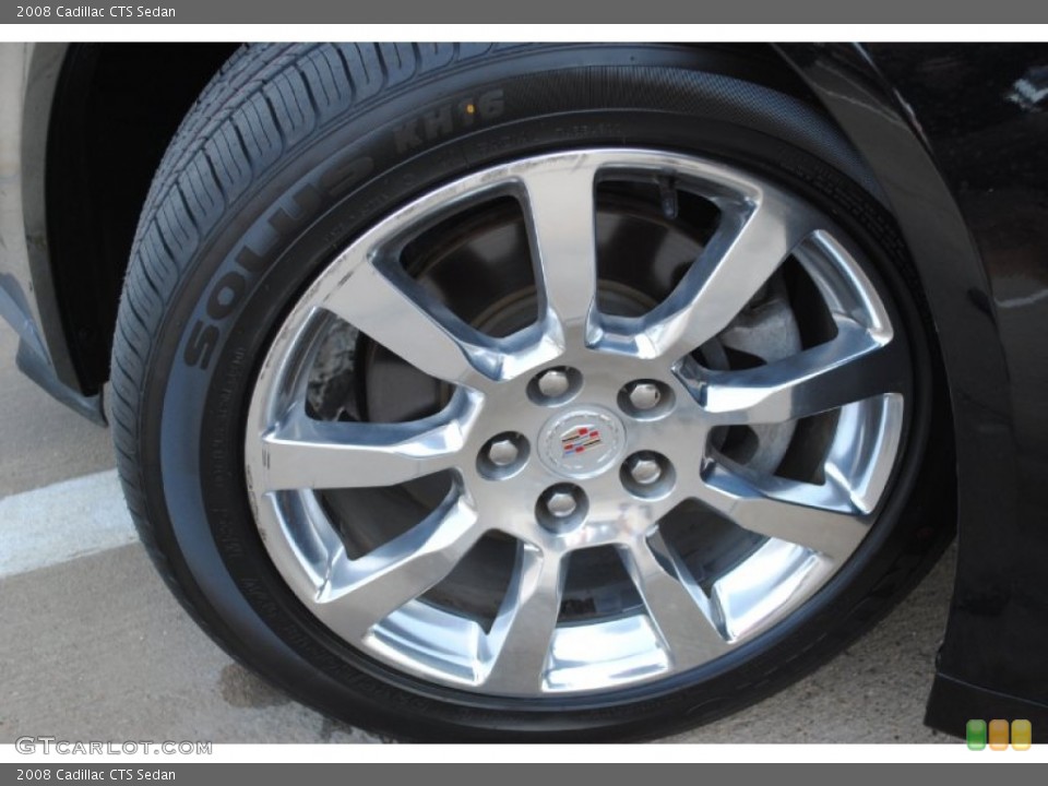 2008 Cadillac CTS Sedan Wheel and Tire Photo #52974906