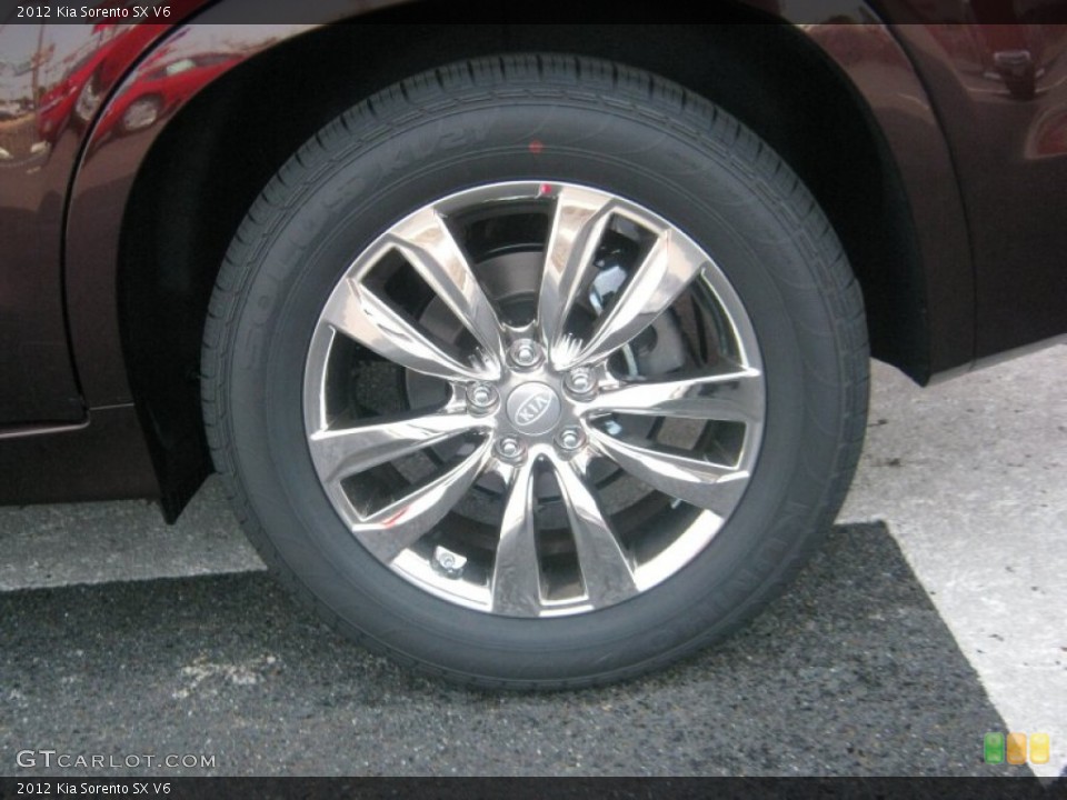 2012 Kia Sorento SX V6 Wheel and Tire Photo #52977655
