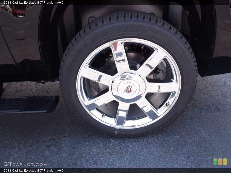 2011 Cadillac Escalade EXT Premium AWD Wheel and Tire Photo #52983535