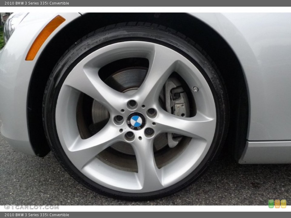 2010 BMW 3 Series 335i Convertible Wheel and Tire Photo #52984492