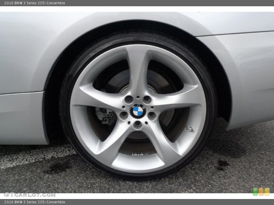 2010 BMW 3 Series 335i Convertible Wheel and Tire Photo #52984507