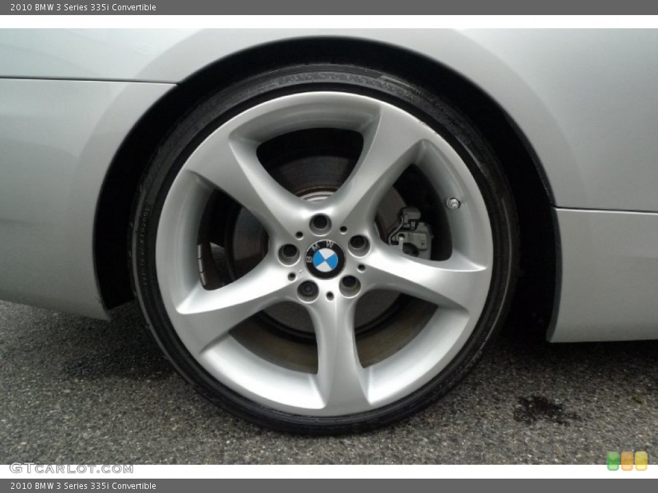 2010 BMW 3 Series 335i Convertible Wheel and Tire Photo #52984520