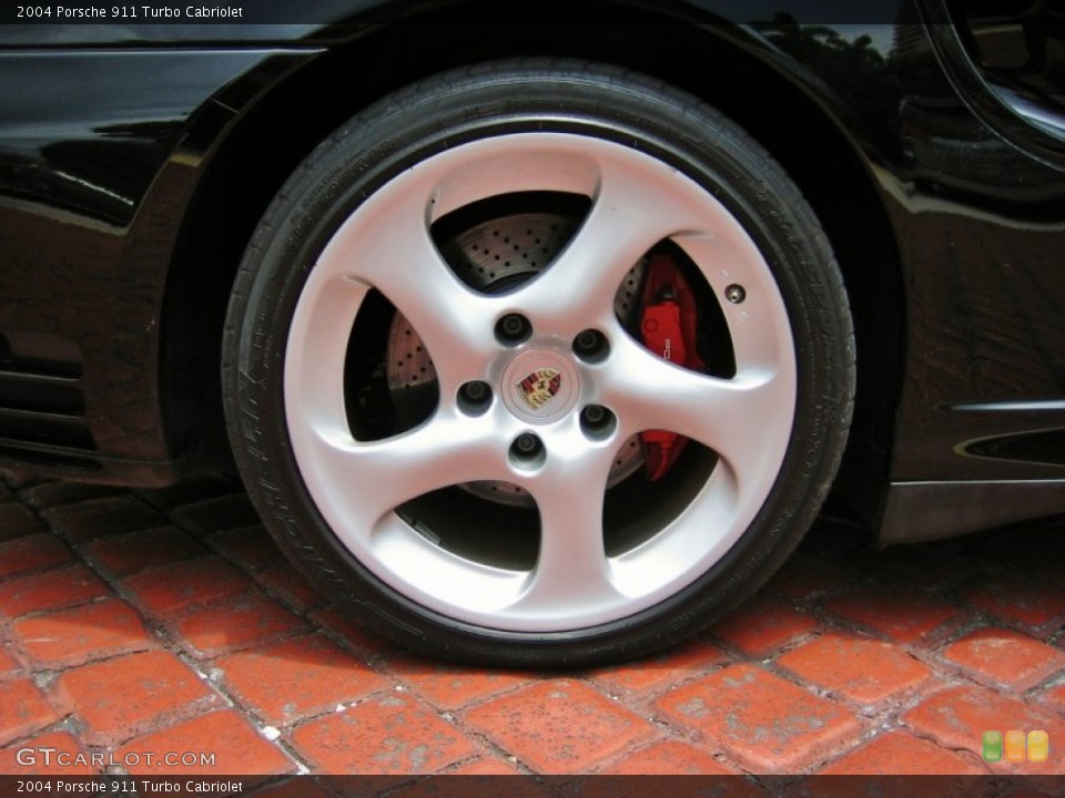 2004 Porsche 911 Turbo Cabriolet Wheel and Tire Photo #52986229