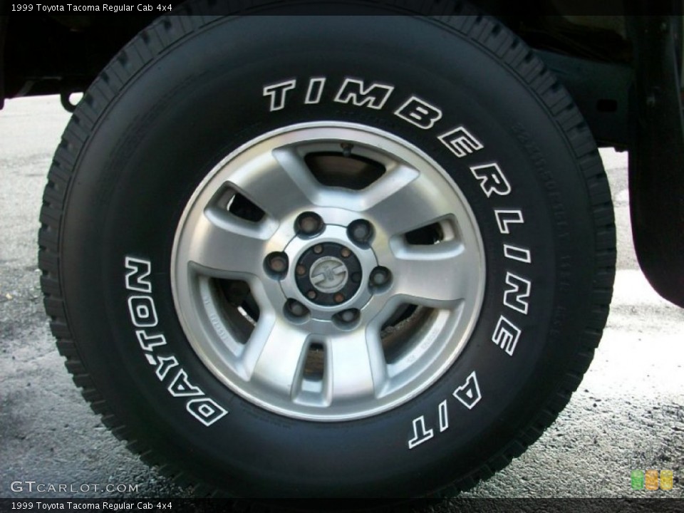 1999 Toyota Tacoma Regular Cab 4x4 Wheel and Tire Photo #52993384
