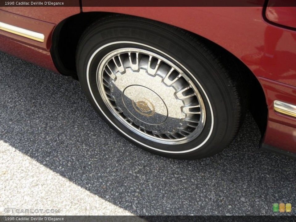 1998 Cadillac DeVille D'Elegance Wheel and Tire Photo #52994533