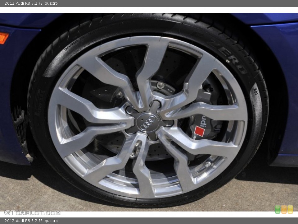 2012 Audi R8 5.2 FSI quattro Wheel and Tire Photo #52998049