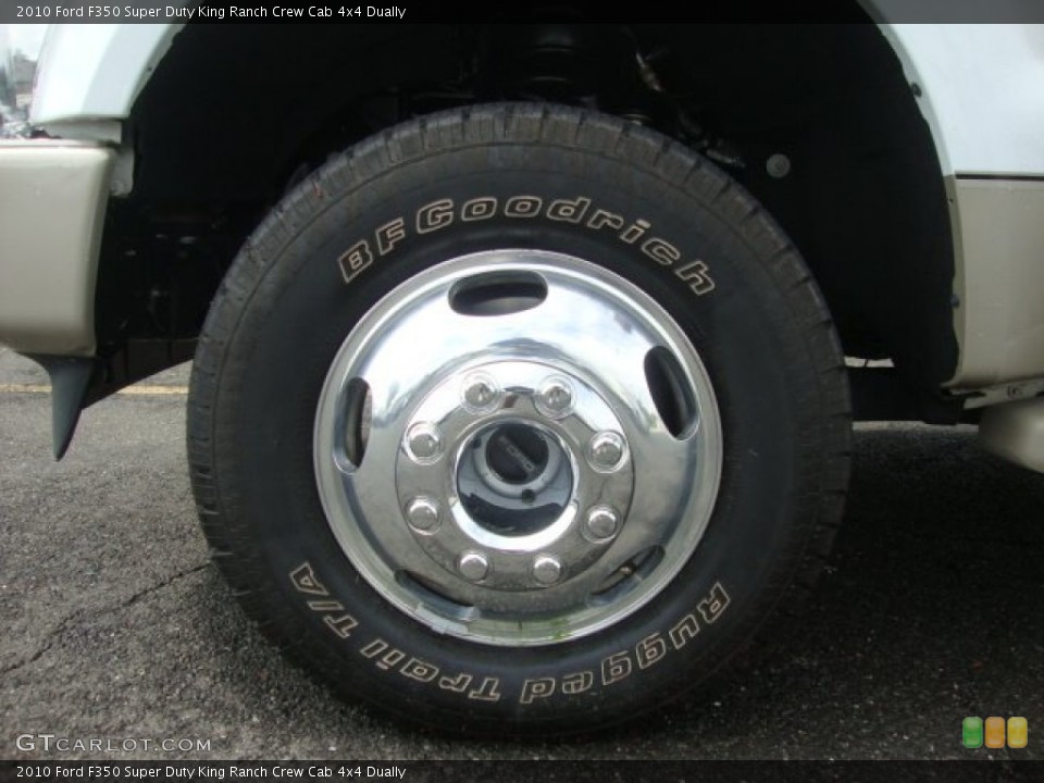 2010 Ford F350 Super Duty King Ranch Crew Cab 4x4 Dually Wheel and Tire Photo #53002463