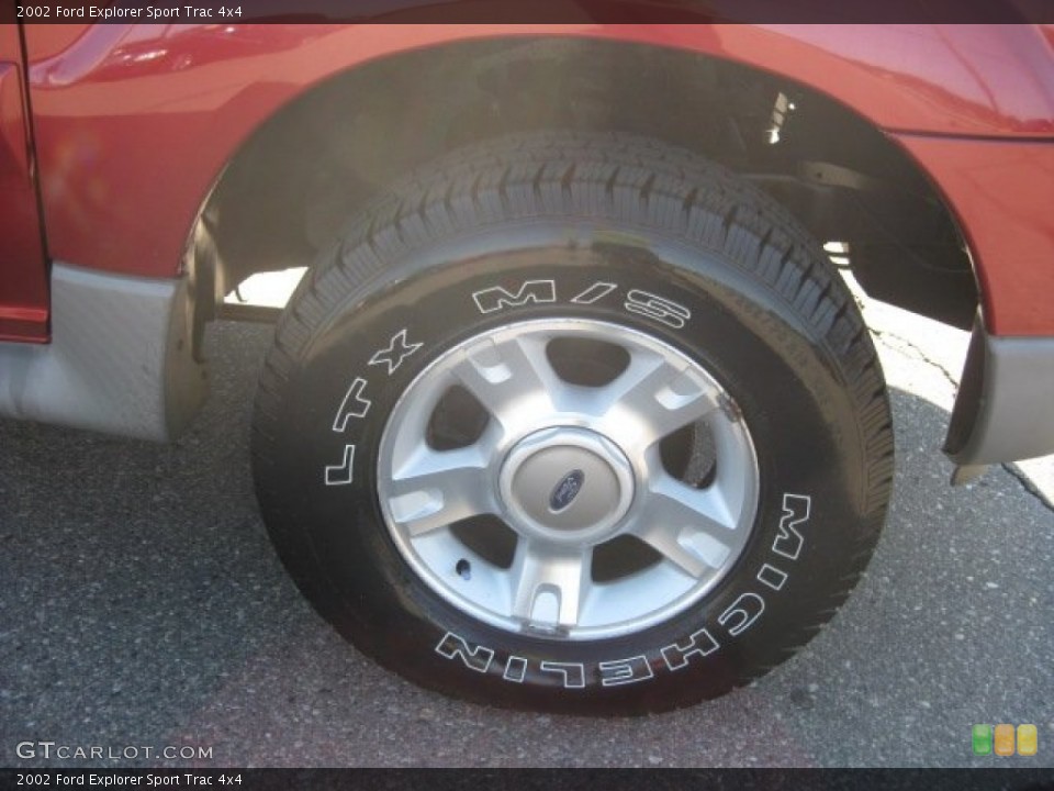 2002 Ford Explorer Sport Trac 4x4 Wheel and Tire Photo #53003632