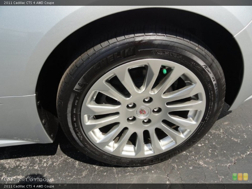 2011 Cadillac CTS 4 AWD Coupe Wheel and Tire Photo #53006490