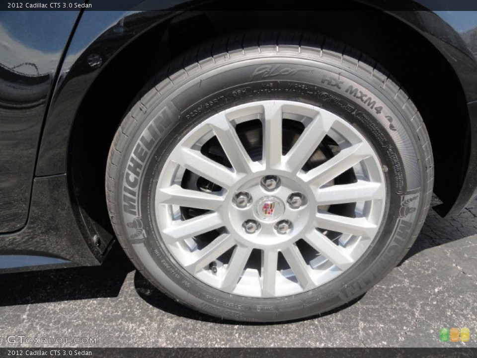 2012 Cadillac CTS 3.0 Sedan Wheel and Tire Photo #53007121