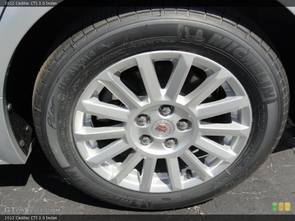 2012 Cadillac CTS 3.0 Sedan Wheel and Tire Photo #53007437