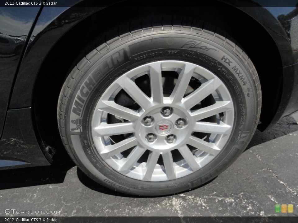 2012 Cadillac CTS 3.0 Sedan Wheel and Tire Photo #53007761