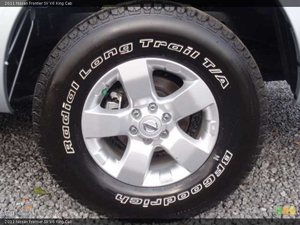 2011 Nissan Frontier SV V6 King Cab Wheel and Tire Photo #53007875