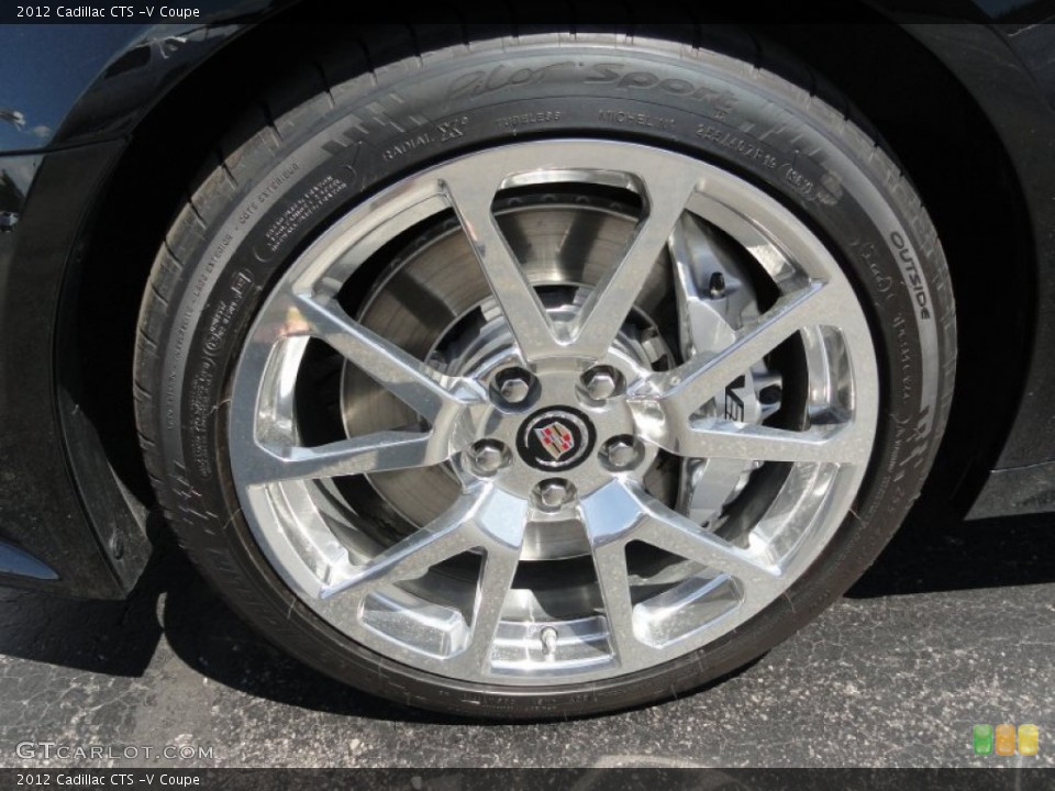 2012 Cadillac CTS -V Coupe Wheel and Tire Photo #53008067