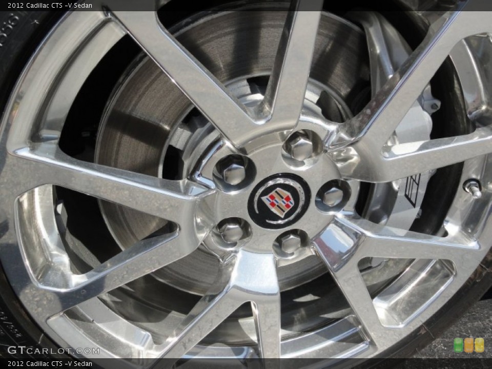 2012 Cadillac CTS -V Sedan Wheel and Tire Photo #53008457