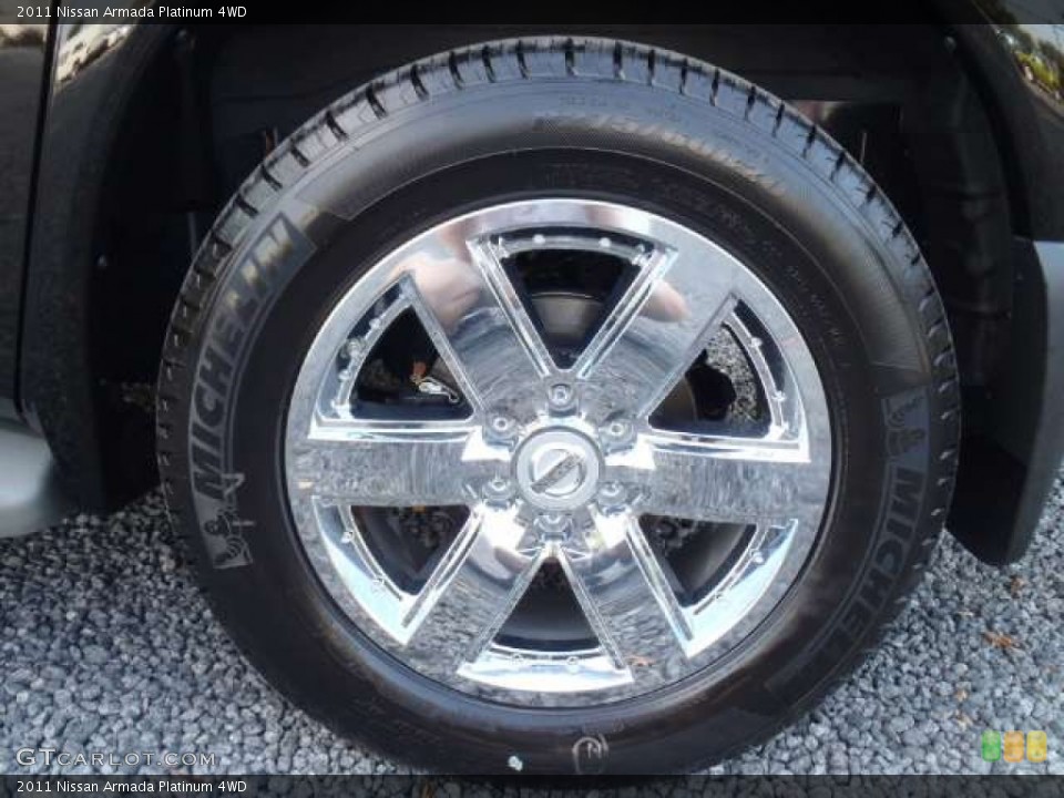 2011 Nissan Armada Platinum 4WD Wheel and Tire Photo #53009648