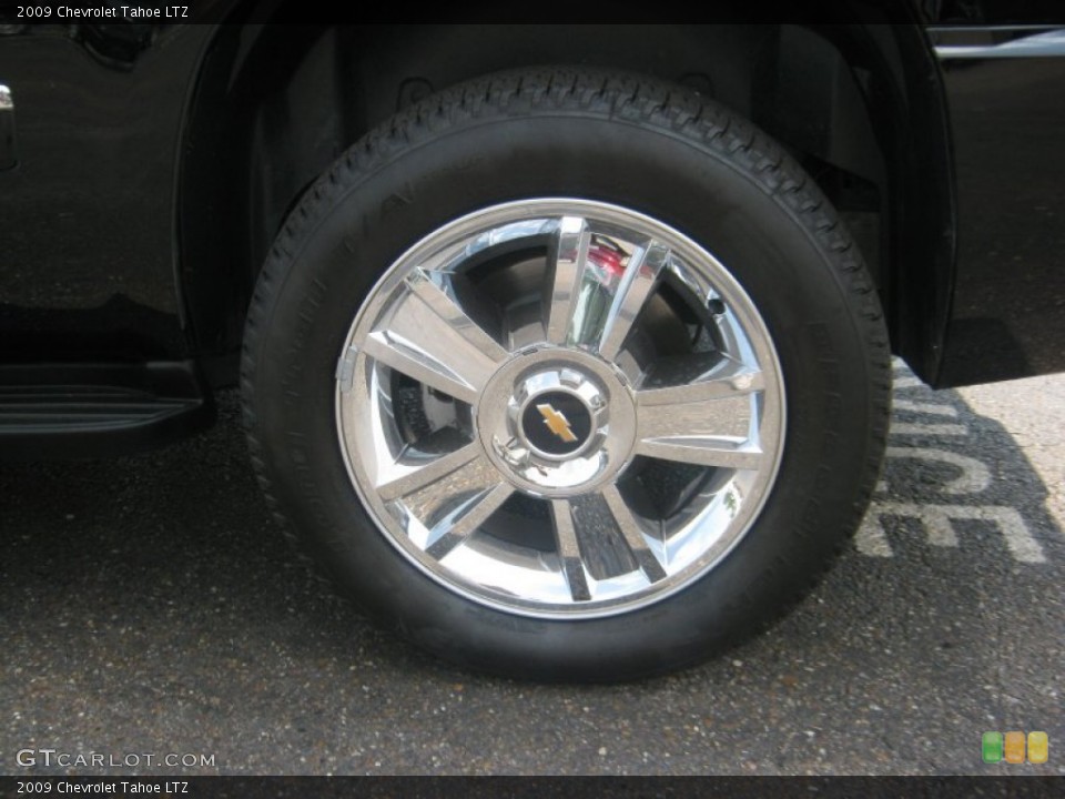 2009 Chevrolet Tahoe LTZ Wheel and Tire Photo #53014394