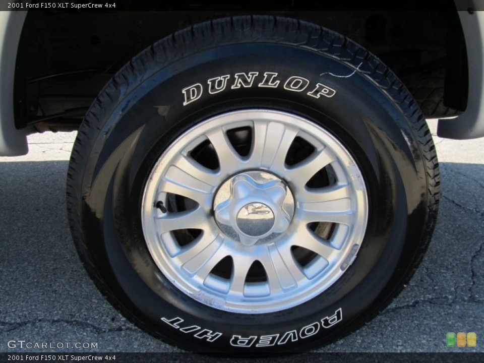 2001 Ford F150 XLT SuperCrew 4x4 Wheel and Tire Photo #53019344