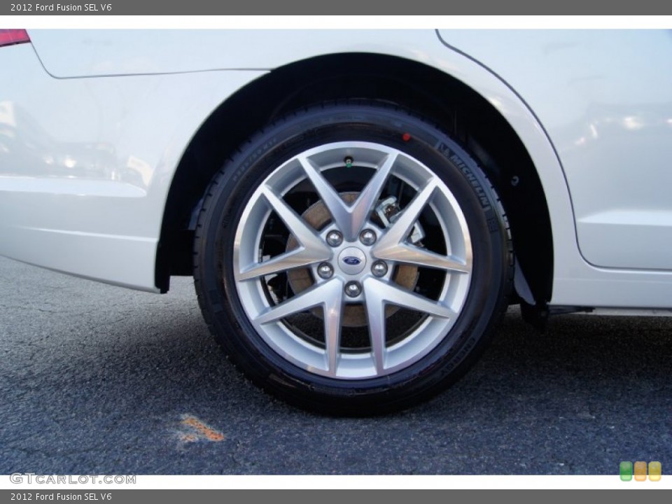 2012 Ford Fusion SEL V6 Wheel and Tire Photo #53021036