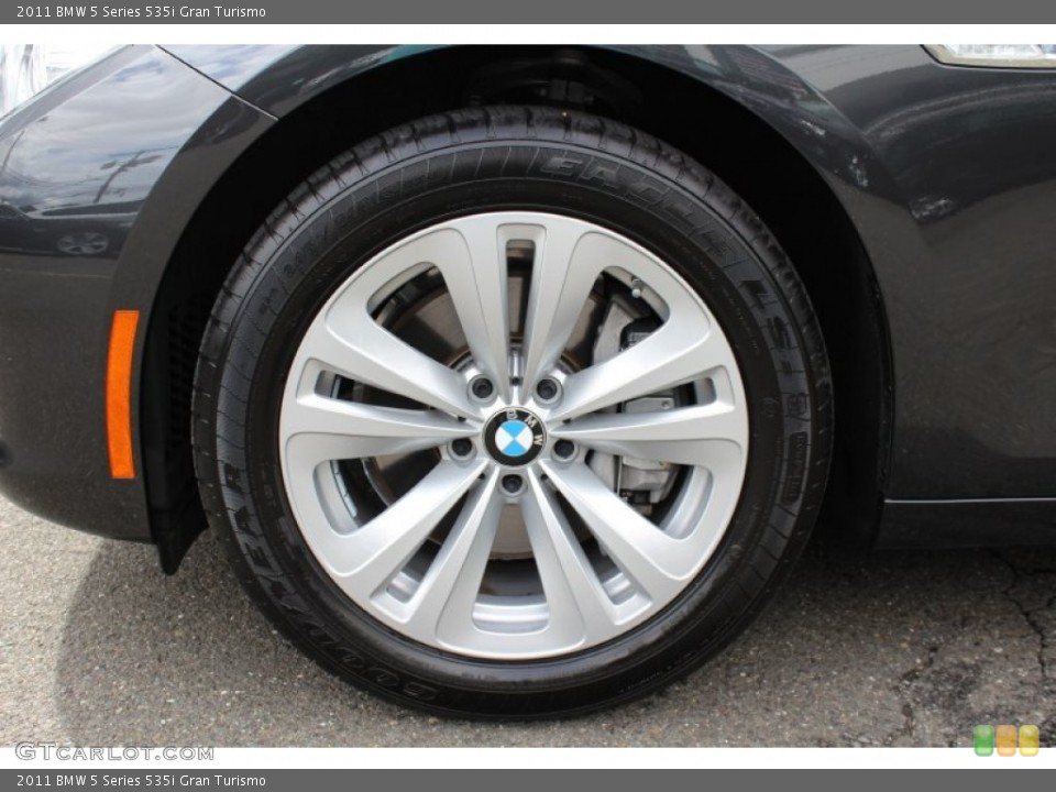 2011 BMW 5 Series 535i Gran Turismo Wheel and Tire Photo #53023553