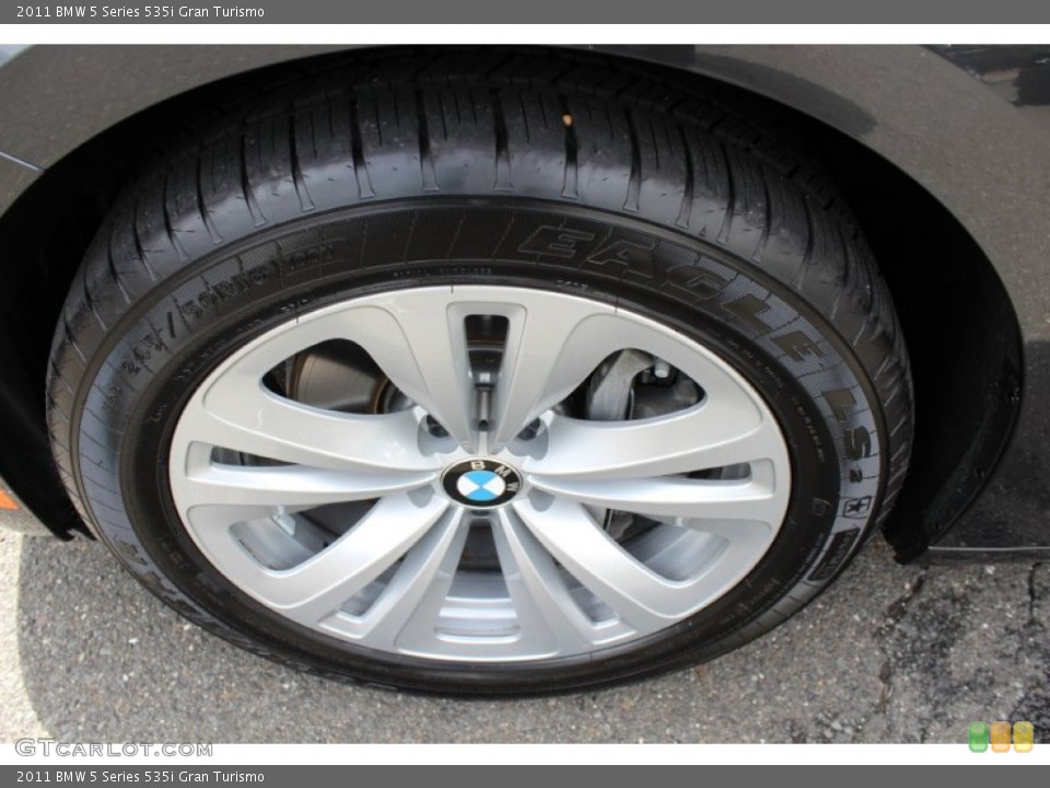 2011 BMW 5 Series 535i Gran Turismo Wheel and Tire Photo #53023568